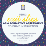 Exit Slips as Formative Assessments - The Golden GOATs (and a kid!)